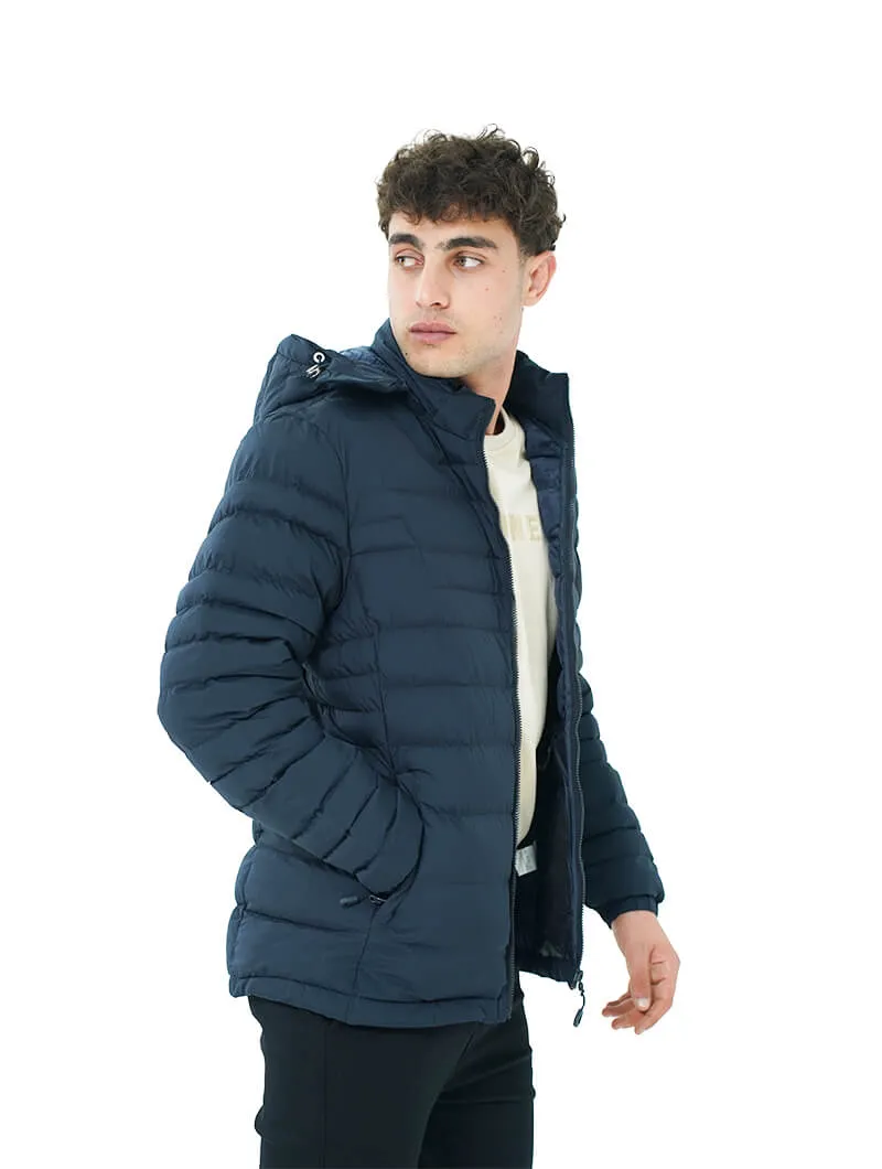 Doudoune déperlante matelassée